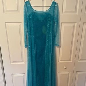 Women's size L Costume Elsa from Frozen Dress.